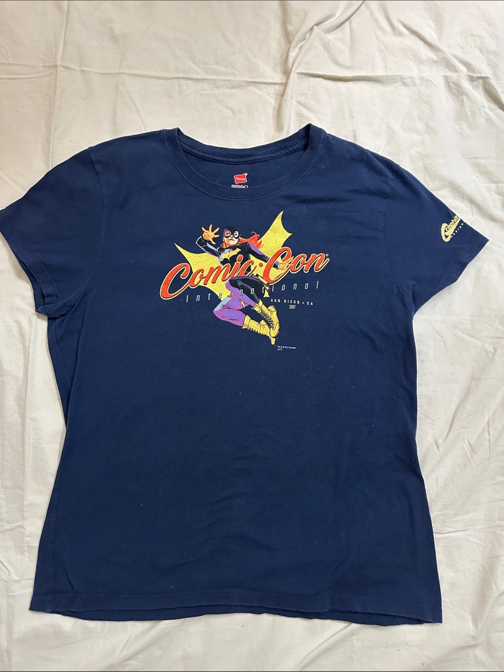 Hanes Navy Comic-Con Graphic Short Sleeve Tee